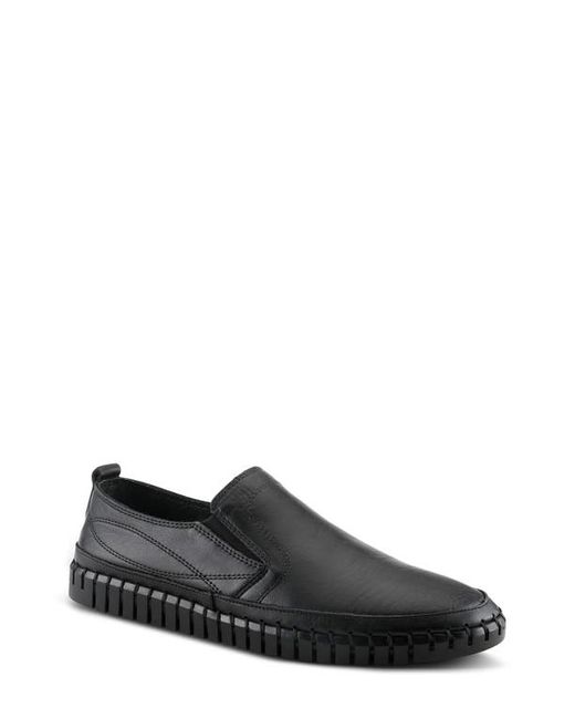 Spring Step Whipstitch Leather Loafer in at