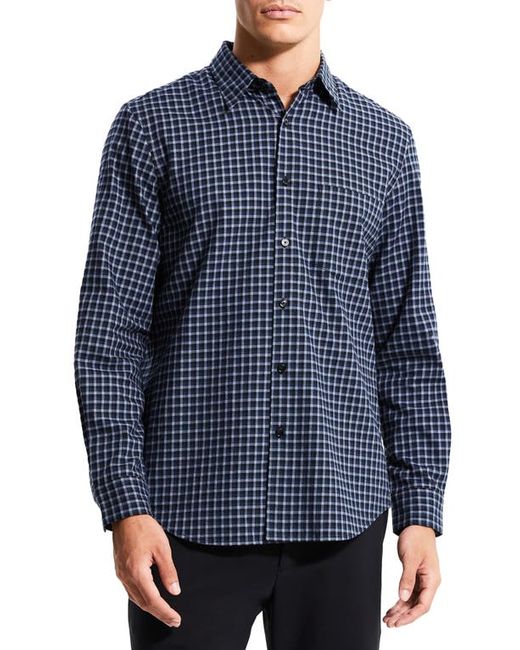 Theory Irving Windham Twill Button-Up Shirt in at