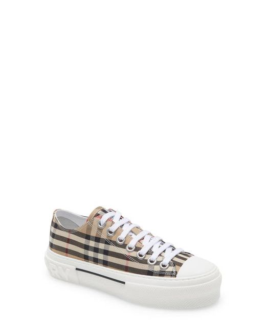 Burberry Jack Check Low Top Sneaker in at