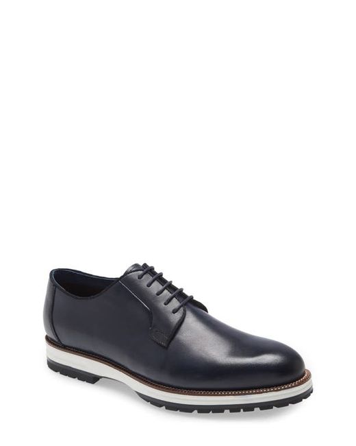 Ike Behar Structure Plain Toe Derby in at