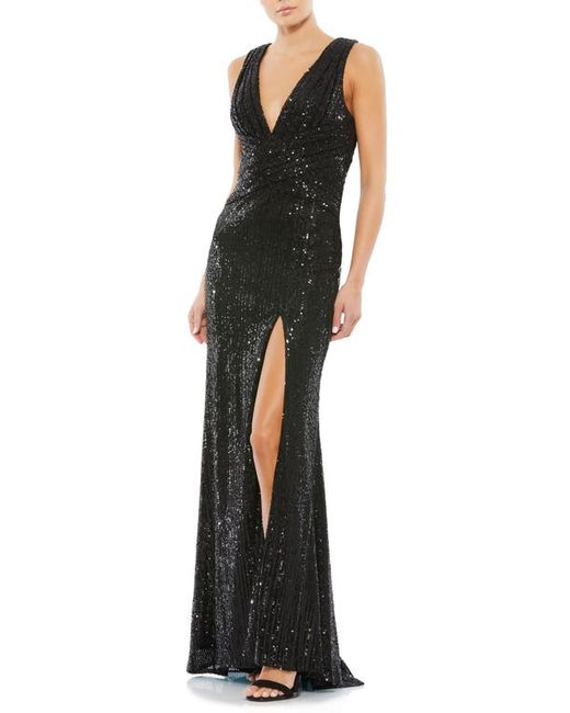 Mac Duggal Sparkle Sequin Sheath Gown in at