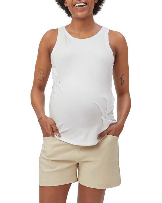 Stowaway Collection Pleated Maternity Tank in at