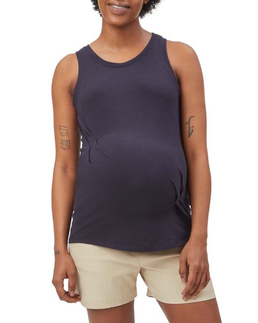 Stowaway Collection Pleated Maternity Tank in at
