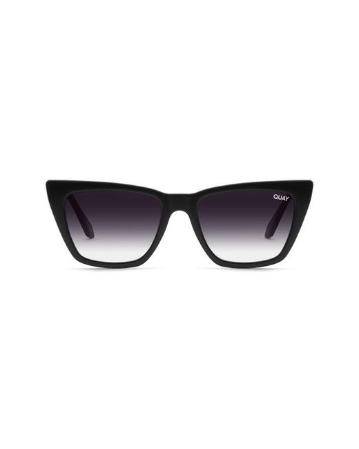 Quay Australia Call The Shots 48mm Gradient Cat Eye Sunglasses in Fade at