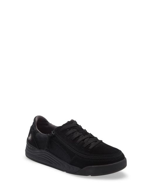 BILLY Footwear Comfort Classic Zip Around Low Top Sneaker in Black/Charcoal at