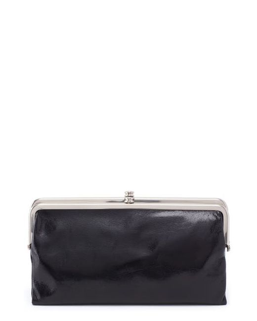 Hobo Lauren Leather Double Frame Clutch in at