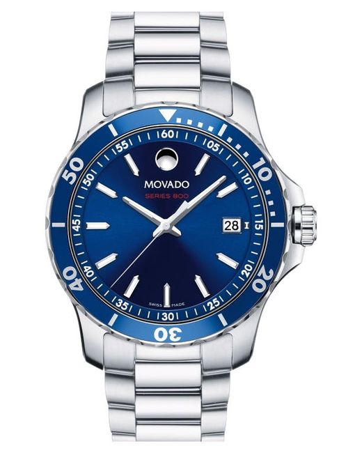 Movado Series 800 Bracelet Watch 40mm in Blue at