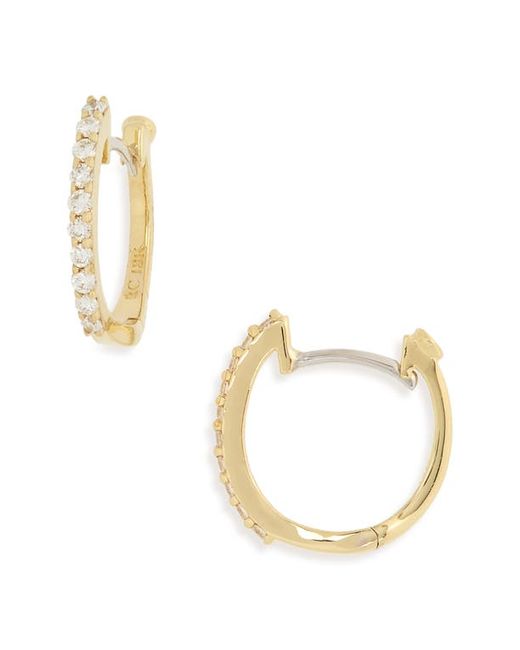 Roberto Coin Diamond Hoop Earrings in at
