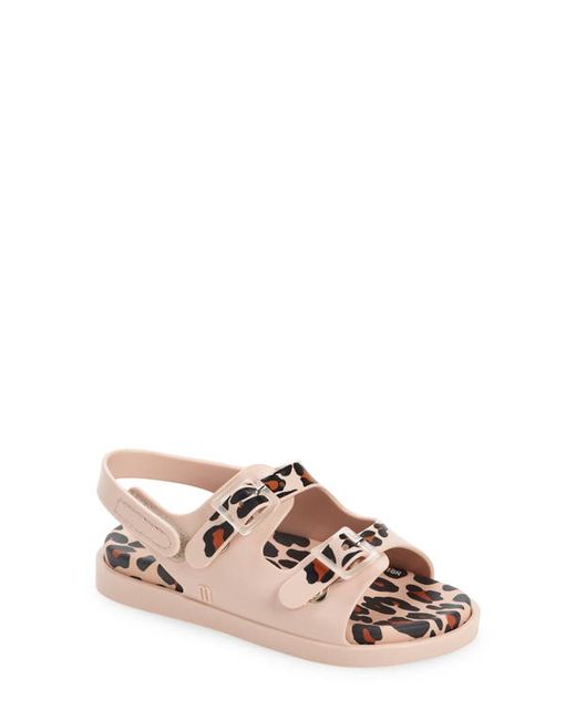 Melissa Mini Speckled Wide Sandal in Brown at