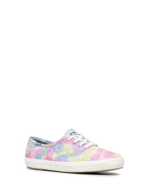 Keds® Keds Champion Tie Dye Canvas Sneaker in Pink at
