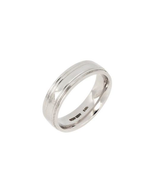 Bony Levy 6mm Double Line Edge Polished Band in at