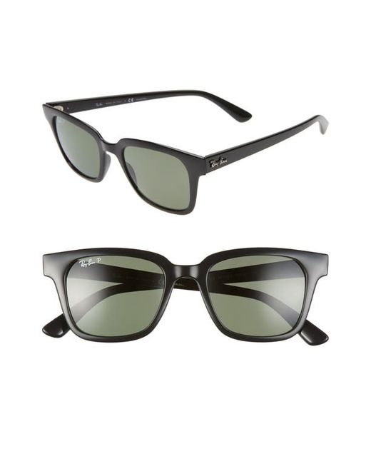Ray-Ban Wayfarer 51mm Polarized Sunglasses in Black/Dark Polar at