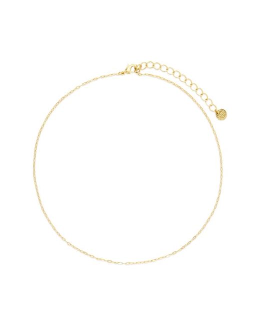 Brook and York Carly Chain Link Choker Necklace in at