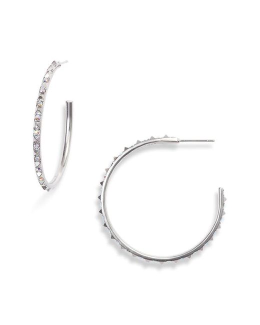 Kendra Scott Veronica Hoop Earrings in Iridescent Crystal at