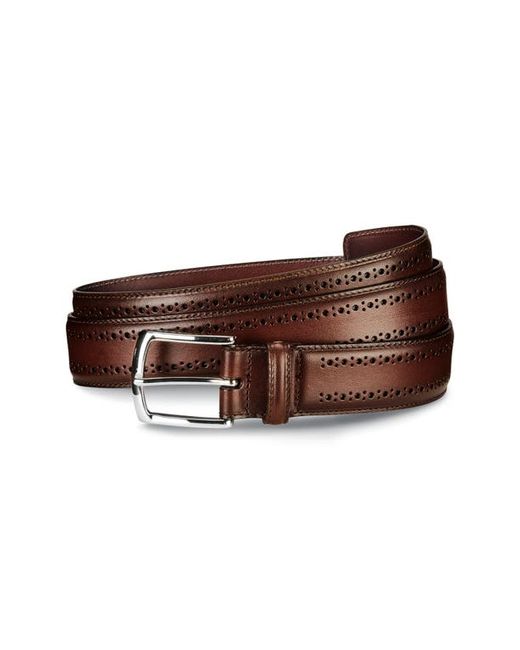 Allen-Edmonds Manistee Brogue Leather Belt in at