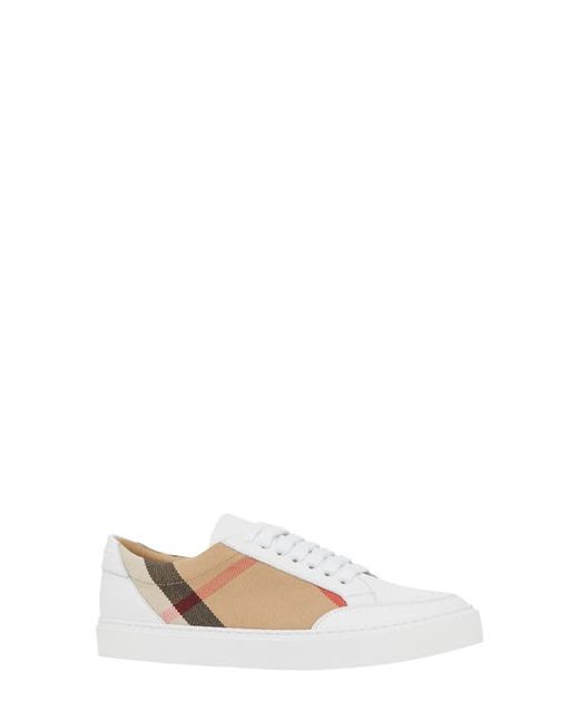 Burberry New Salmond Check Low Top Sneaker in at