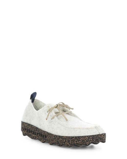 Asportuguesas By Fly London Chat Sneaker in 009 Off Tweed/Felt at