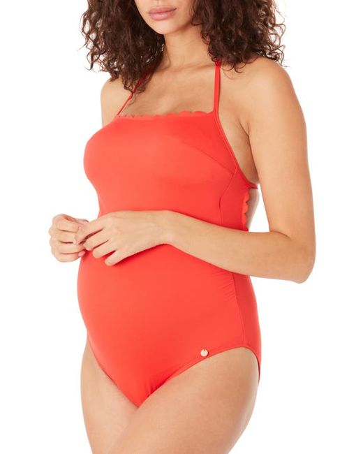 Cache Coeur Kyoto One-Piece Maternity Swimsuit in at