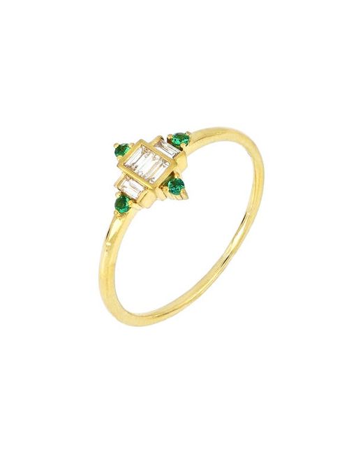 Bony Levy El Mar Emerald Diamond Ring in at