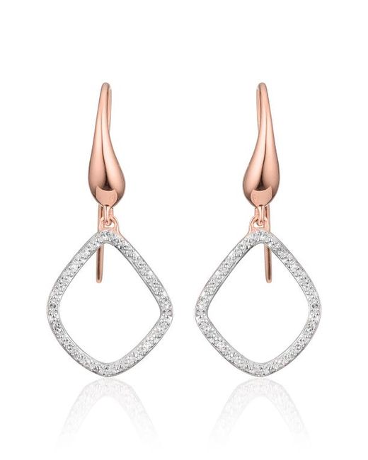 Monica Vinader Riva Kite Diamond Drop Earrings in at