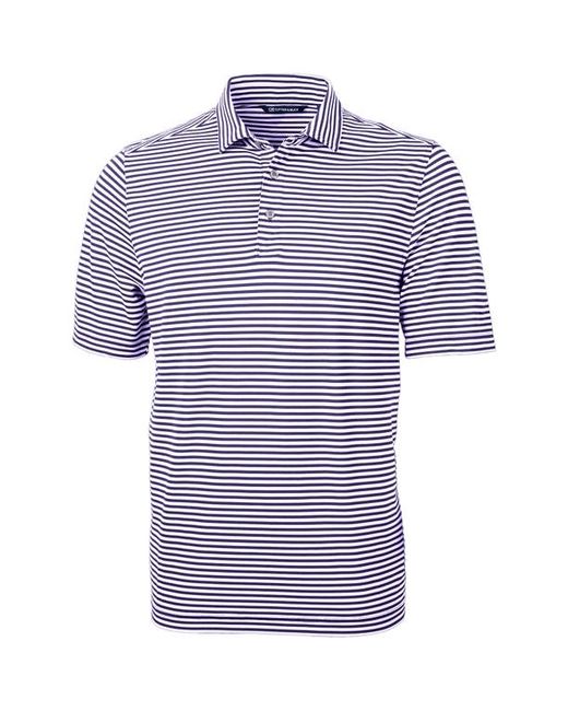Cutter and Buck Virtue Eco Piqué Stripe Polo in at