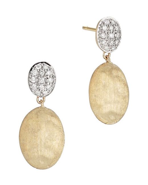 Marco Bicego Siviglia 18K Diamond Drop Earrings at