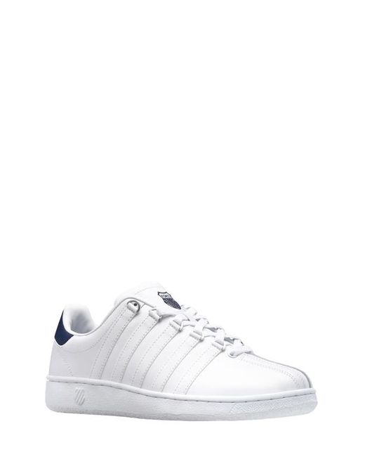 K-Swiss Classic VN Sneaker in White/White/Navy at