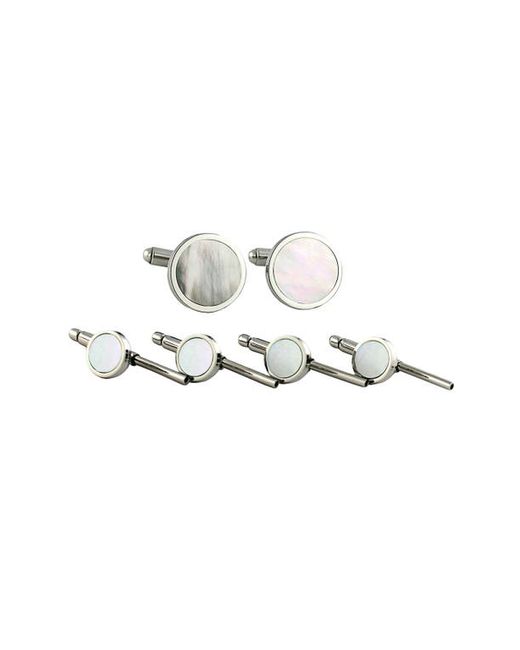 David Donahue Onyx Cuff Link Stud Set in at