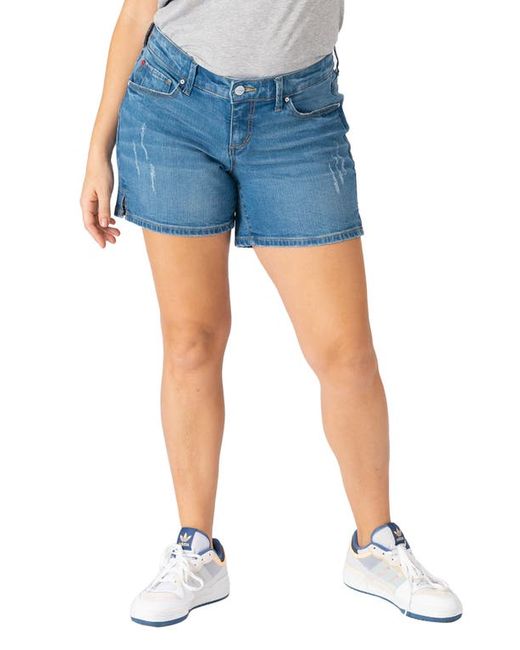 Slink Jeans Side Vent Denim Shorts in at