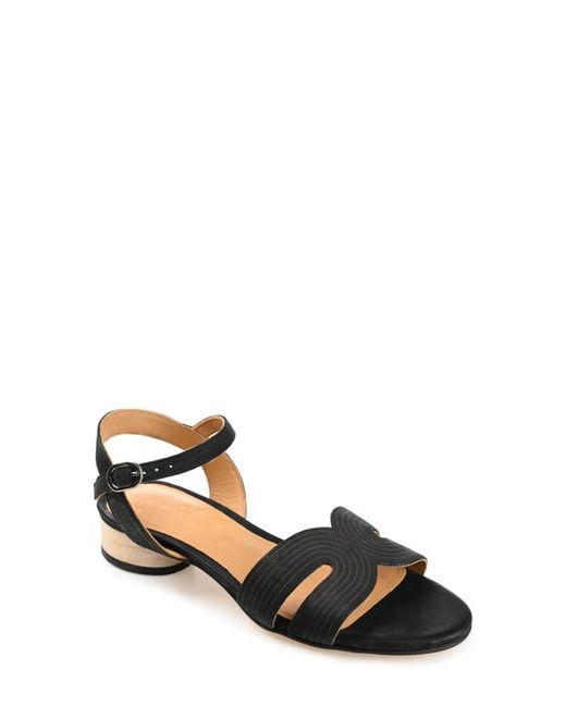 Journee Signature Starlee Ankle Strap Sandal in at