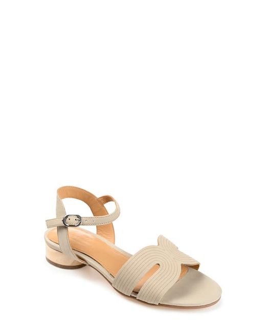 Journee Signature Starlee Ankle Strap Sandal in at