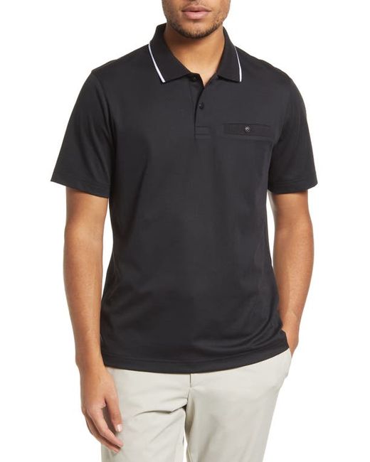 Ted Baker London Galton Tipped Cotton Blend Polo in at