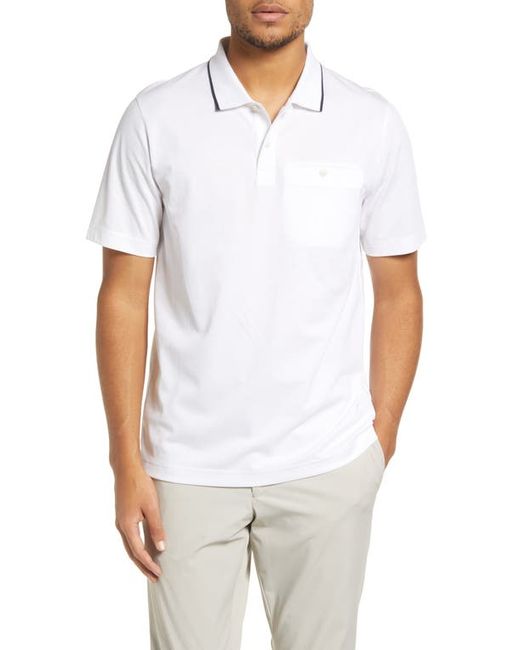 Ted Baker London Galton Tipped Cotton Blend Polo in at