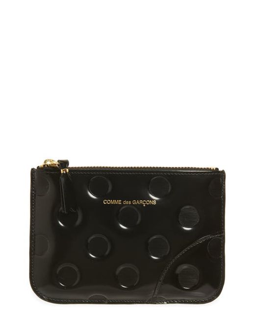 Comme Des Garçons Dot Embossed Small Pouch in at