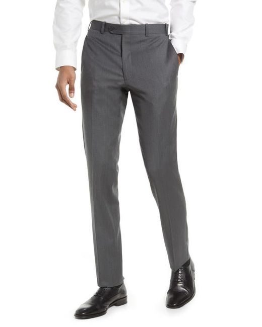 JB Britches Flat Front Wool Trousers in at