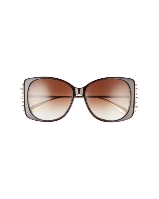 Alexander McQueen 59mm Gradient Square Sunglasses in at