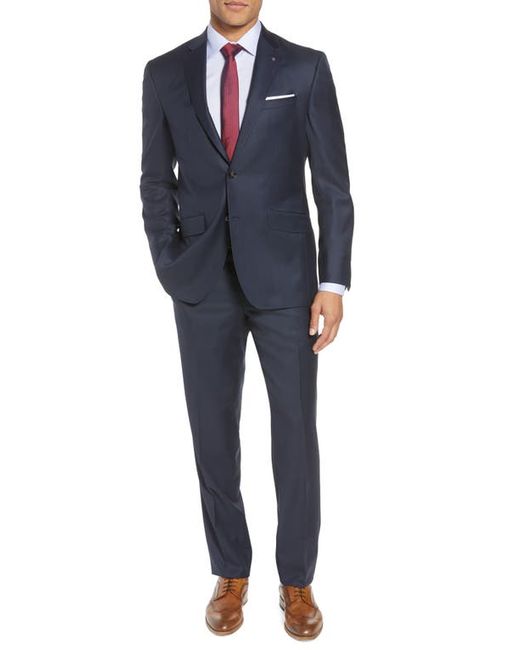 Ted Baker London Jones Trim Fit Solid Wool Suit in at