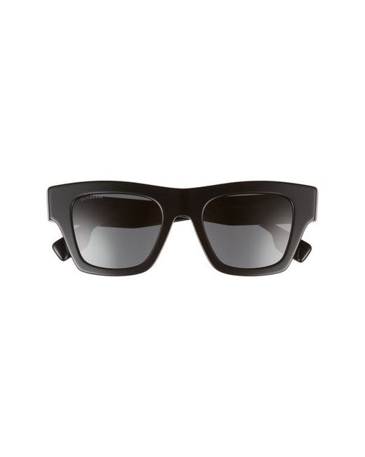 Burberry 49mm Square Sunglasses in Black/Dark Grey at