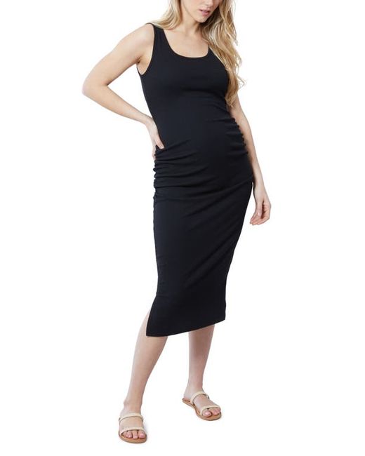 Ingrid & Isabel® Ingrid Isabel Rib Tank Maternity Midi Dress in at