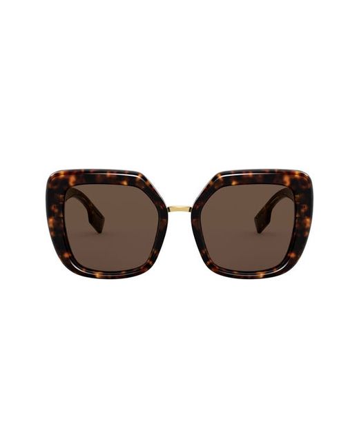 Burberry 53mm Square Sunglasses in Dark Havana at