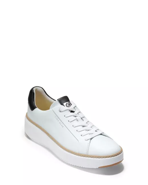 Cole Haan GrandPro Topspin Sneaker in Black/Ivory/Cyber Yellow at