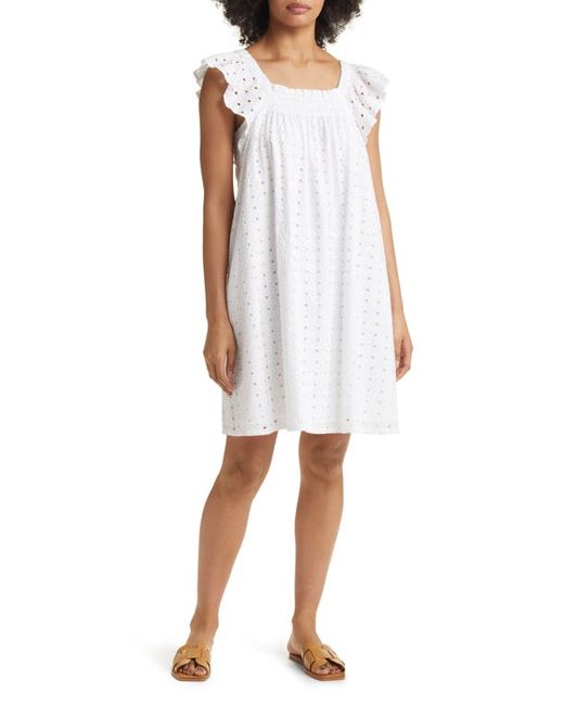 Nordstrom Matching Family Moments Broderie Anglaise Cotton Dress in at