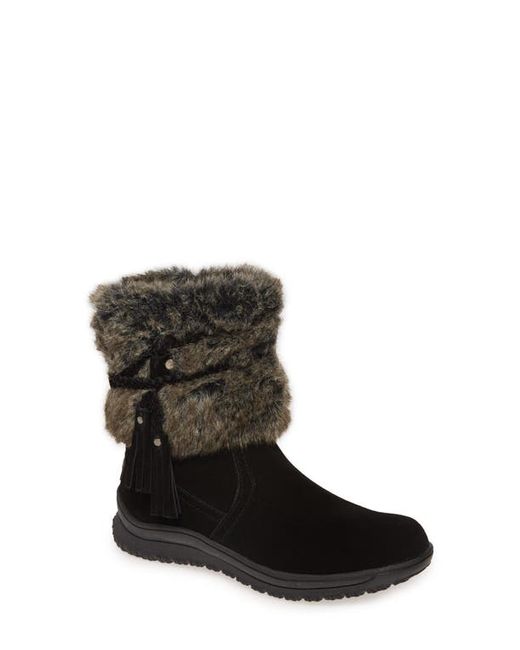 Minnetonka Everett Water Resistant Faux Fur Boot in Suede/Faux at