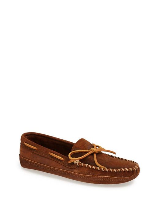 Minnetonka Suede Sole Moccasin in at