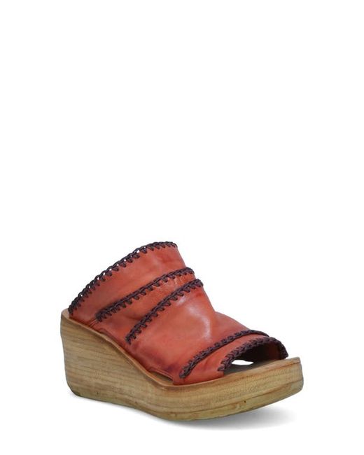A.S. 98 Nelson Platform Wedge Sandal in at