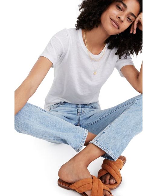 Madewell Whisper Cotton Crewneck T-Shirt in at