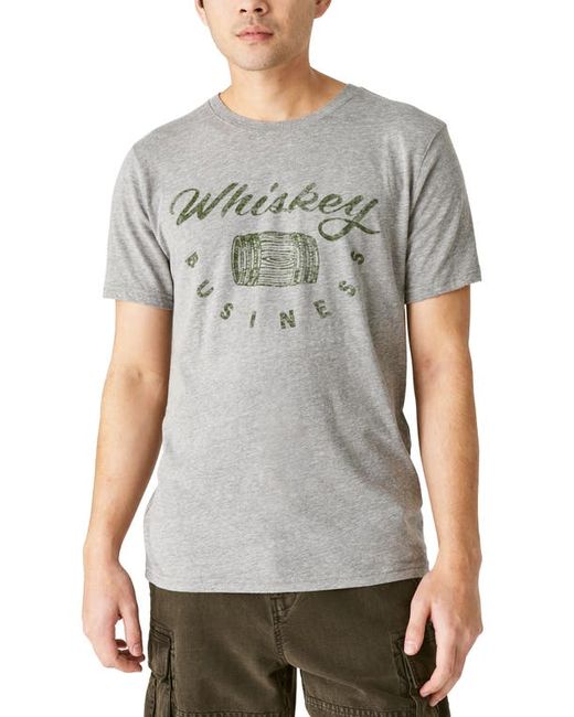 Lucky Brand Whiskey Business Graphic Tee in at