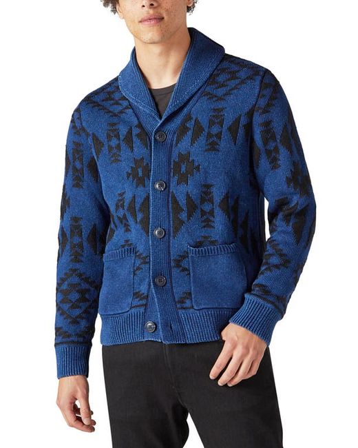Lucky Brand Cotton Blend Shawl Cardigan in at