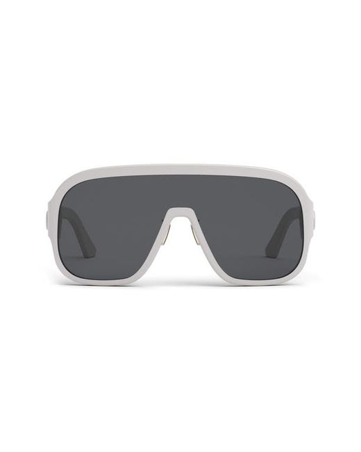 Dior Bobby Sport Shield Sunglasses in Ivory Smoke at