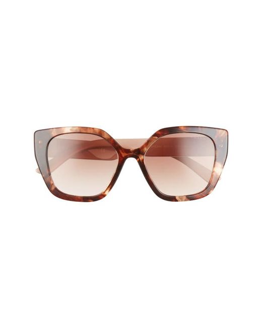 Prada 52mm Butterfly Polarized Sunglasses in at